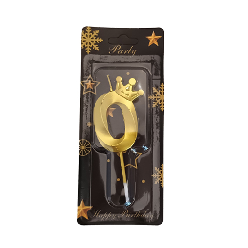 Articole de petrecere - Lumanare tort magica cifra 0